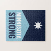 Minnesota Rebel New State Flag Legpuzzel (Horizontaal)