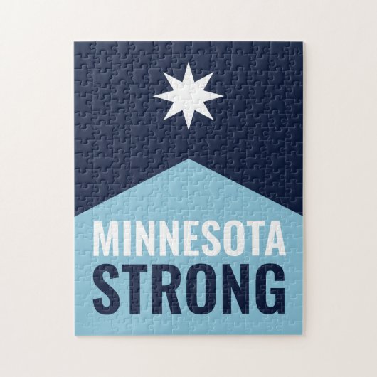 Minnesota Rebel New State Flag Legpuzzel (Verticaal)
