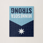 Minnesota Rebel New State Flag Legpuzzel (Verticaal)