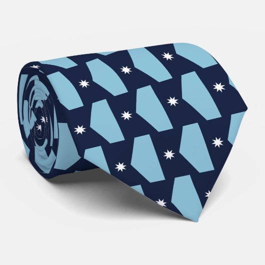 Minnesota Rebel New State Flag Stropdas (Opgerold)