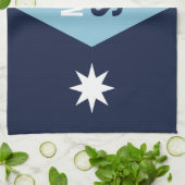 Minnesota Rebel New State Flag Theedoek (Gevouwen)