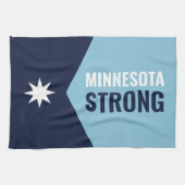 Minnesota Rebel New State Flag Theedoek (Horizontaal)