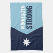 Minnesota Rebel New State Flag Theedoek (Verticaal)