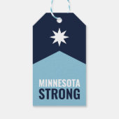 Minnesota Rebel Nieuwe Staatsvlag Cadeaulabel (Achterkant)