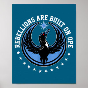 Minnesota Rebel Nieuwe Staatsvlag Illustratie Poster