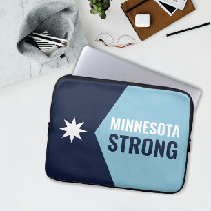 Minnesota Rebel Nieuwe Staatsvlag Laptop Sleeve