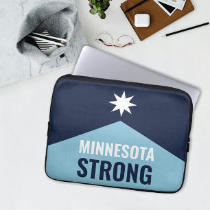 Minnesota Rebel Nieuwe Staatsvlag Laptop Sleeve