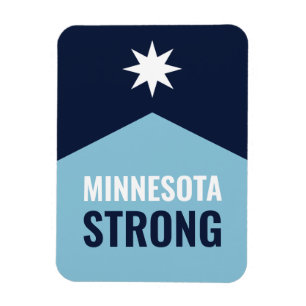 Minnesota Rebel Nieuwe Staatsvlag Magneet