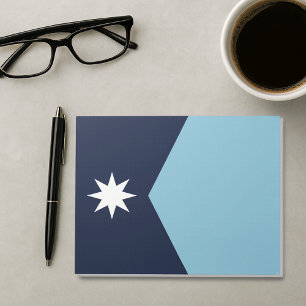 Minnesota Rebel Nieuwe Staatsvlag Notitieblok