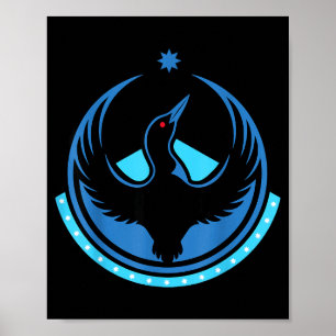 Minnesota Rebellieke Duiker Nieuwe Mn Illustratie Poster
