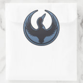 Minnesota Rebellion klassieke ronde sticker (Tas)