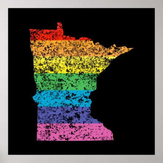 minnesota-regenboog poster (Voorkant)