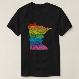 minnesota-regenboog t-shirt