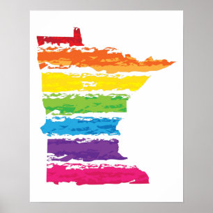 minnesota regenboogaanvallen poster