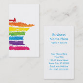 minnesota regenboogaanvallen visitekaartje (Voorkant / Achterkant)