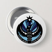 Minnesota Resistance Loon Design knop Ronde Button 7,6 Cm (Voorkant /achterkant)