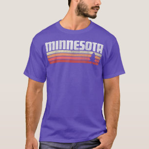 Minnesota Retro Style 70-80-90-s Home Gi T-shirt