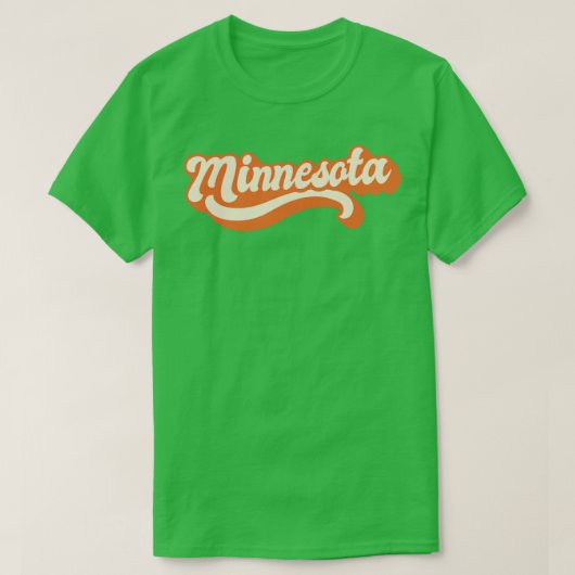 Minnesota Retro T-shirt (Design voorkant)