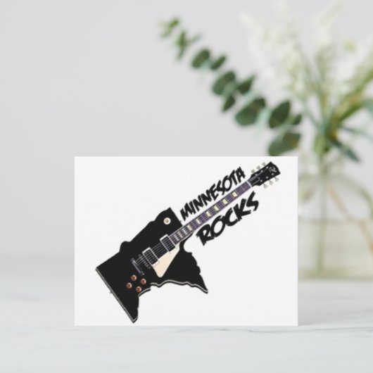 Minnesota Rocks. Briefkaart (Staand voorkant)