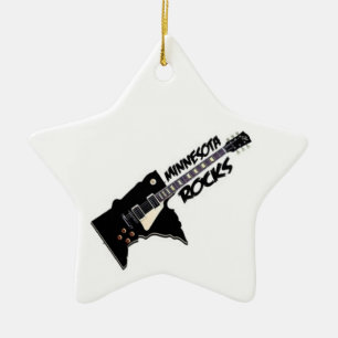Minnesota Rocks. kerstversiering Keramisch Ornament