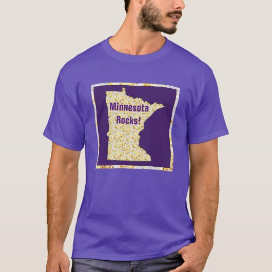 Minnesota Rocks. T-shirt (Voorkant)
