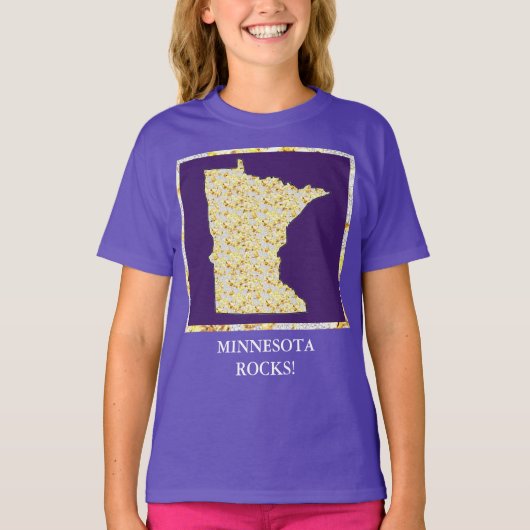 MINNESOTA ROCKS T-SHIRT (Voorkant)