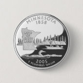 Minnesota Ronde Button 5,7 Cm (Voorkant)