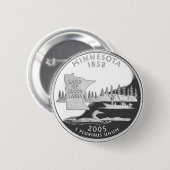 Minnesota Ronde Button 5,7 Cm (Voorkant /achterkant)