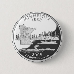 Minnesota Ronde Button 5,7 Cm