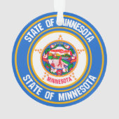 Minnesota Round Emblem Ornament (achterkant)