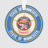 Minnesota Round Emblem Ornament (voorkant)