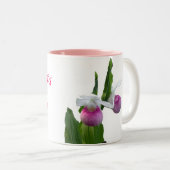 Minnesota, Roze Dame Slipper Tweekleurige Koffiemok (Voorkant rechts)