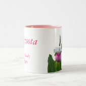 Minnesota, Roze Dame Slipper Tweekleurige Koffiemok (Center)