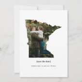 Minnesota Save the Date Fotokaart (Voorkant)