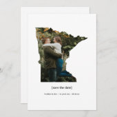 Minnesota Save the Date Fotokaart (Voorkant / Achterkant)