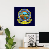 Minnesota Seal Poster (Thuiskantoor)