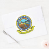 Minnesota Seal Ronde Sticker (Envelop)