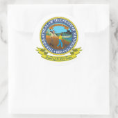 Minnesota Seal Ronde Sticker (Tas)