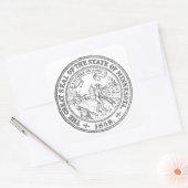 Minnesota Seal Vierkante Sticker (Envelop)