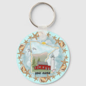 Minnesota Shells Lighthouse sleutelhanger (Voorkant)