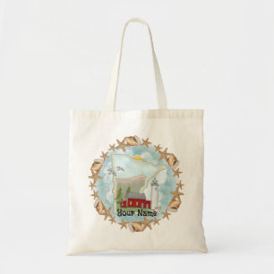 Minnesota Shells Lighthouse Tote Bag