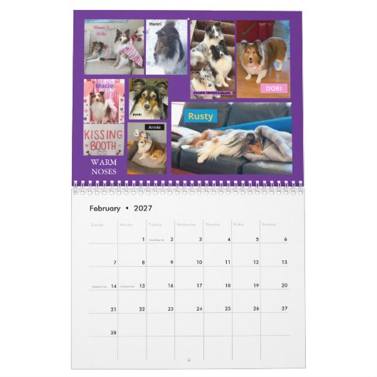 Minnesota Sheltie Reddingskalender 2025 Kalender (Feb 2027)