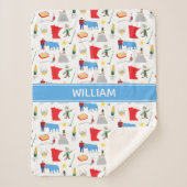 Minnesota Sherpa Blanket Deken (Voorkant)