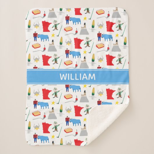 Minnesota Sherpa Blanket Sherpa Deken (Voorkant)