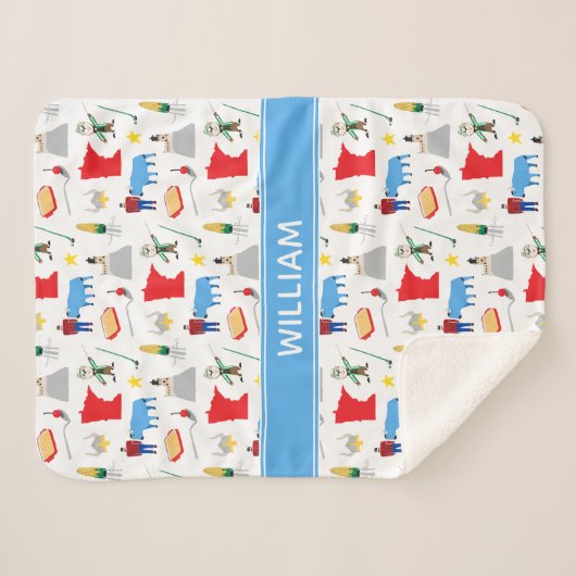 Minnesota Sherpa Blanket Sherpa Deken (Voorkant (horizontaal))