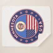 Minnesota Sherpa Deken (Voorkant (horizontaal))