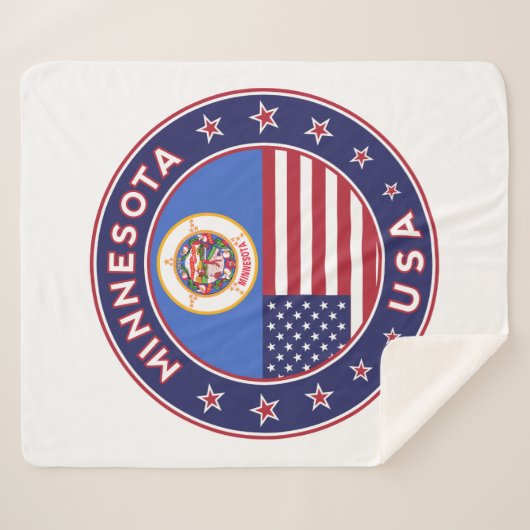 Minnesota Sherpa Deken (Voorkant (horizontaal))