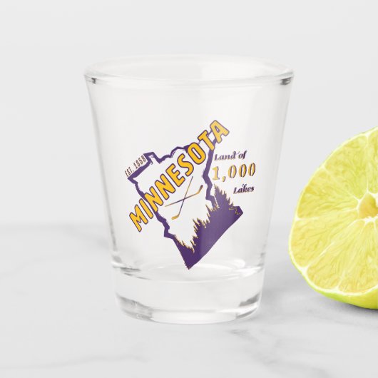 Minnesota Shot Glass Glas (Voorkant)