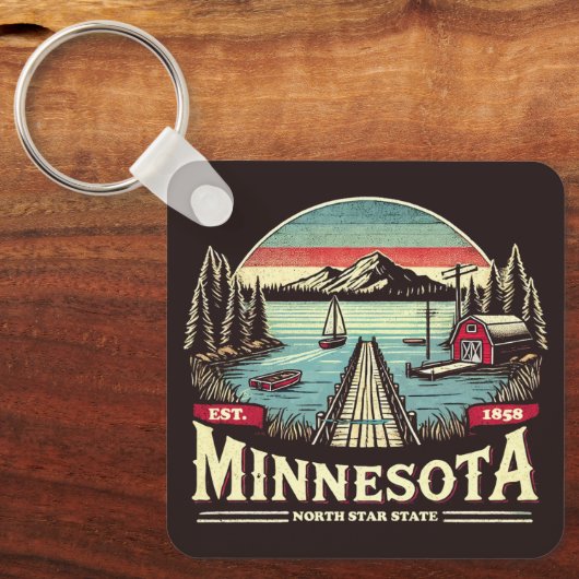 Minnesota Sleutelhanger (Voorkant)