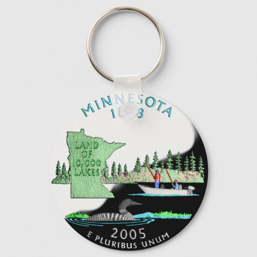 Minnesota-Sleutelhanger Sleutelhanger (Voorkant)